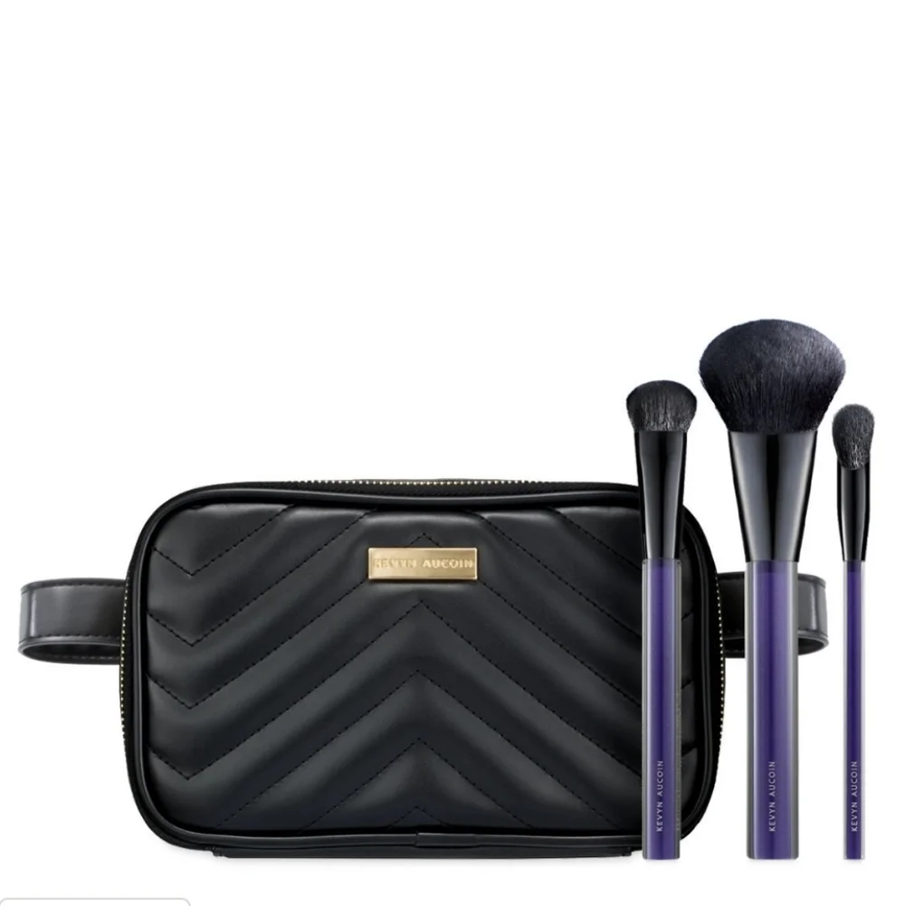 🌺Kevyn Aucoin Backstage Belt Bag Cosmetic Bag Makeup Brushes Travel Case